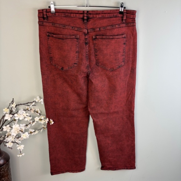 Fashion Nova Acid Wash Straight Leg Jeans Size 22 - Picture 5 of 5